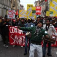 Sabato 20 novembre circa 300 migranti e antirazzisti/e hanno sfilato per le vie di Mantova, la città cartolina delle luminarie e delle vetrine, in solidarietà alla lotta di Brescia e per reclamare diritti e dignità.
L’onda della gru ha portato in piazza i migranti del coordinamento migranti basso mantovano e quelli/e del comitato 1 marzo di [...]